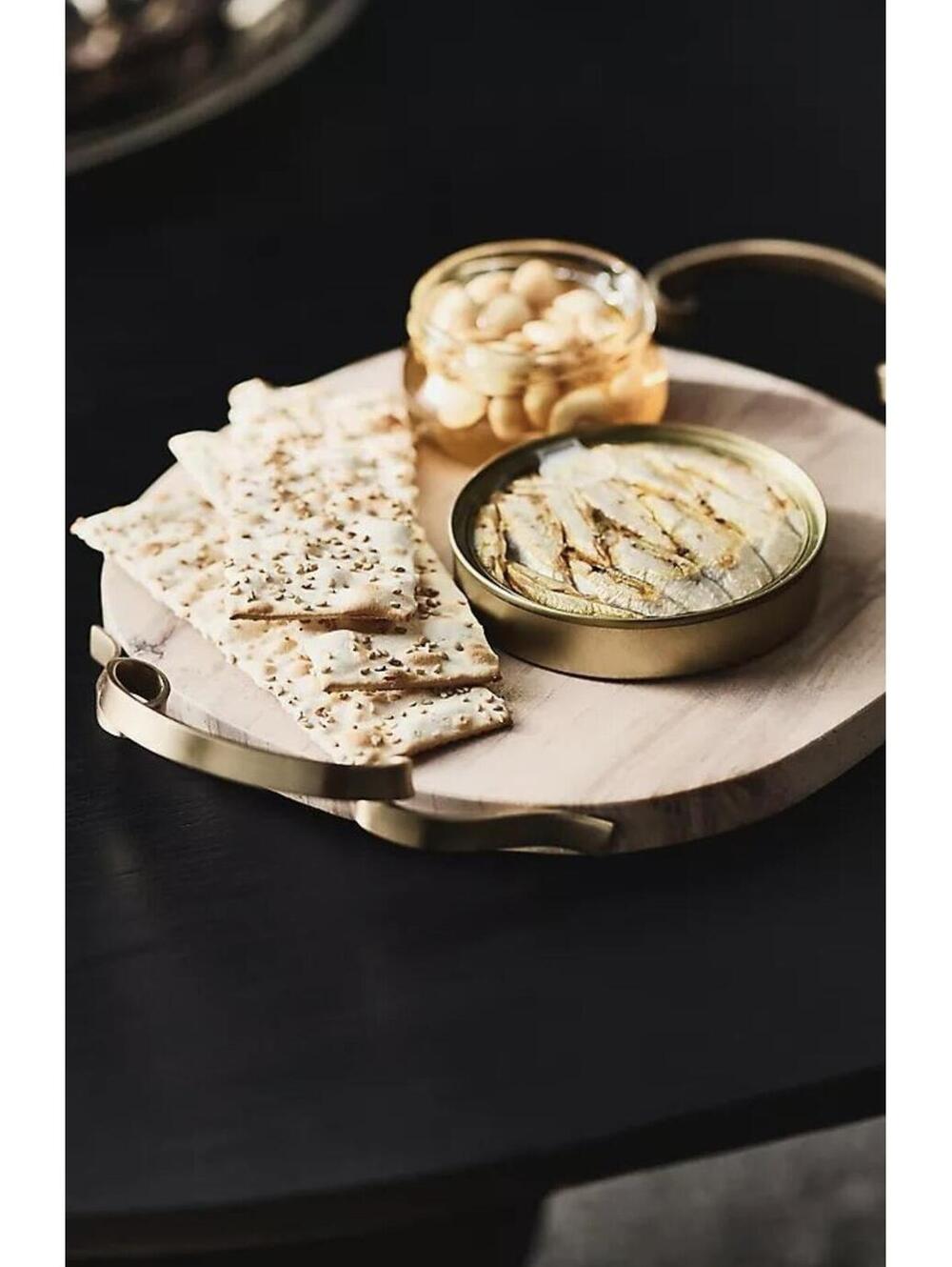 Anthropologie Pauline Marble Cheese Board